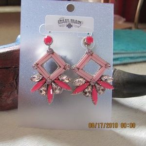CRAZY TRAIN CLUELESS EARRINGS BRAND NEW SUPER CUTE